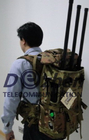 Wireless Anti Explosion Backpack Signal Jammer 50W High Gain Omnidirectional Antenna